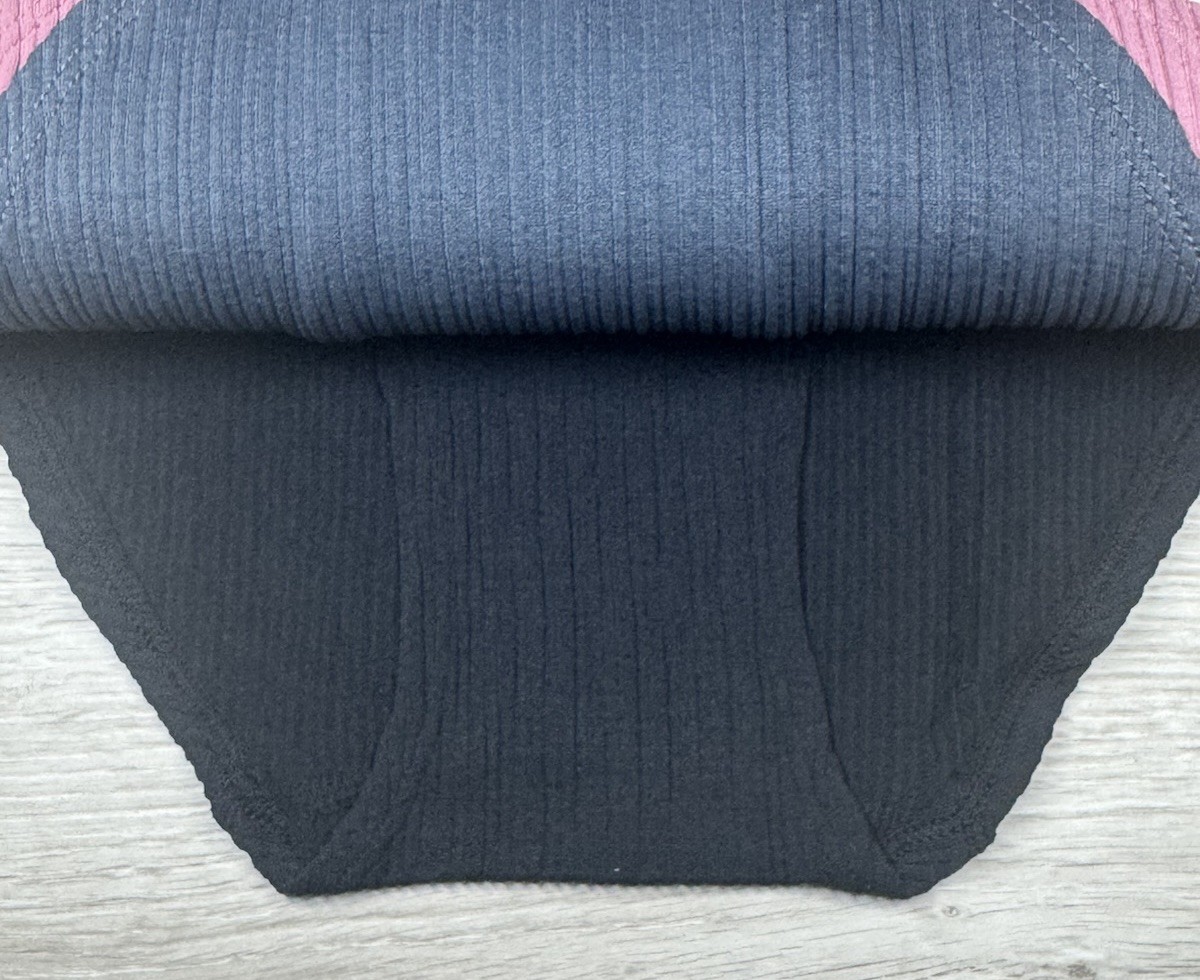 LUCKY BRAND Womens 5-Pair Bikini Ribbed Seamless Underwear Panties Nylon Blend L