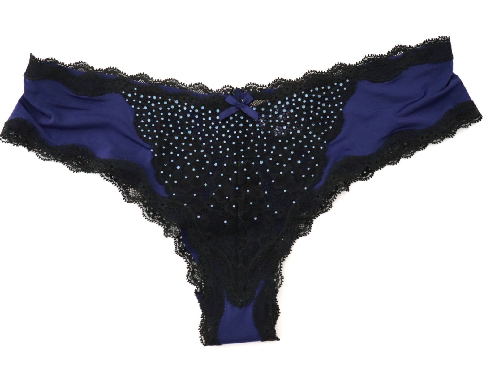 NEW Victoria’s Secret VTG Dream Angels Smooth Satin GEMS Cheeky Panties MEDIUM