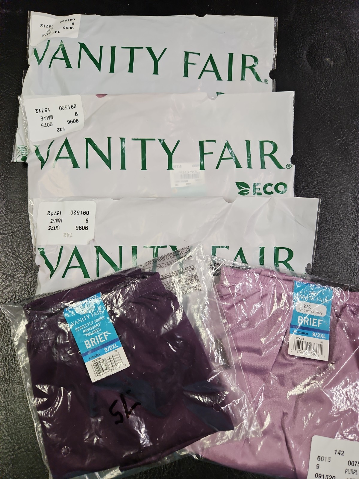 5 New VANITY FAIR NEW SZ 9 2XL PERFECTLY YOURS STYLE# 15712 BRIEF Underwear