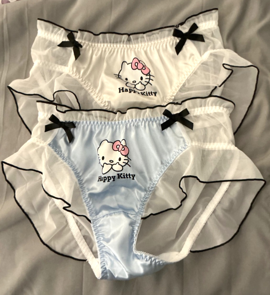 Sanrio Hello Kitty Kawaii Japanese Women’s Cartoon Lolita Brief Panty 2 pack M
