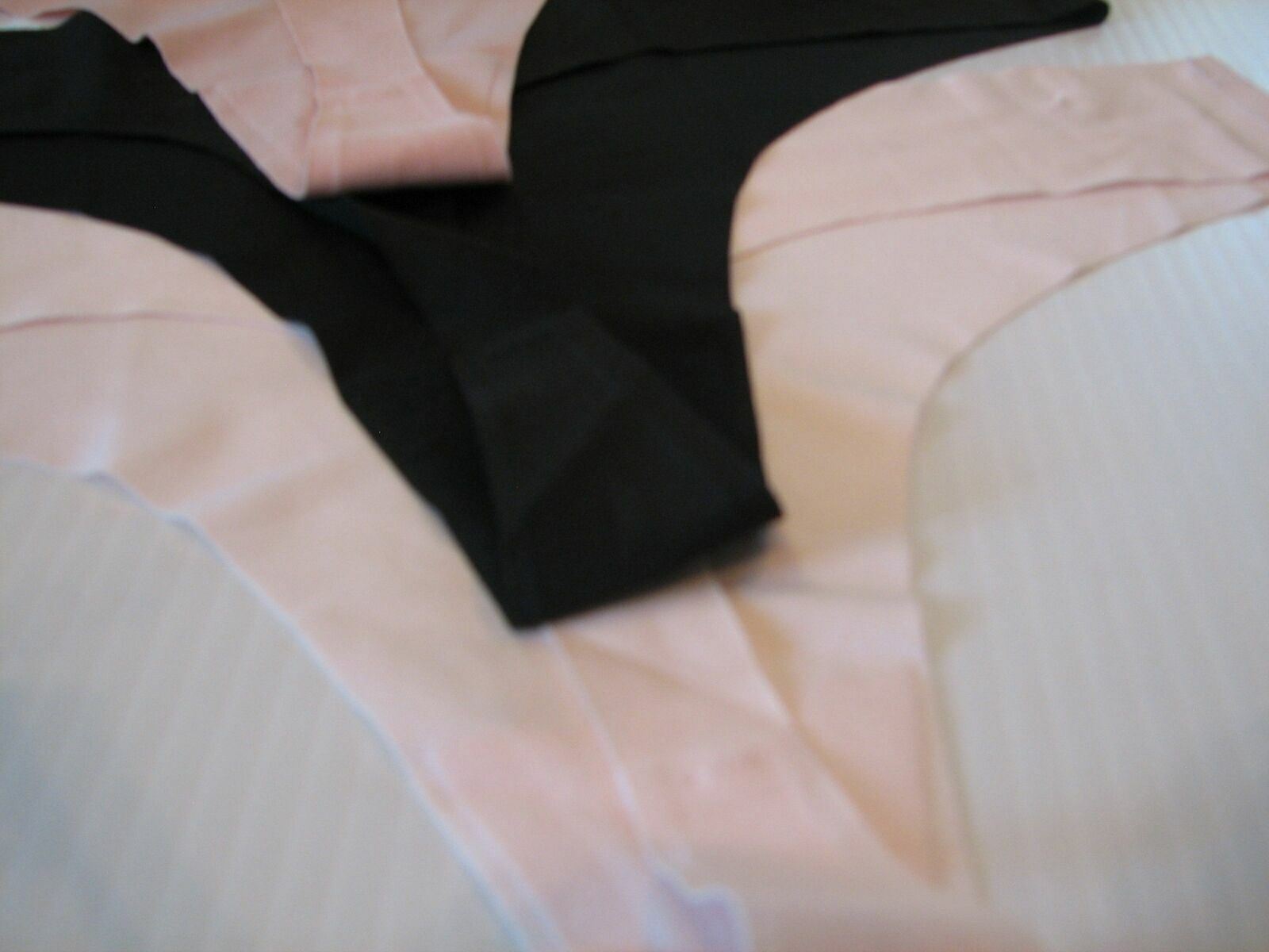 New Balance Laser Cut Thong Underwear 3 Pair Women’s L Sporty Blush Pink Black