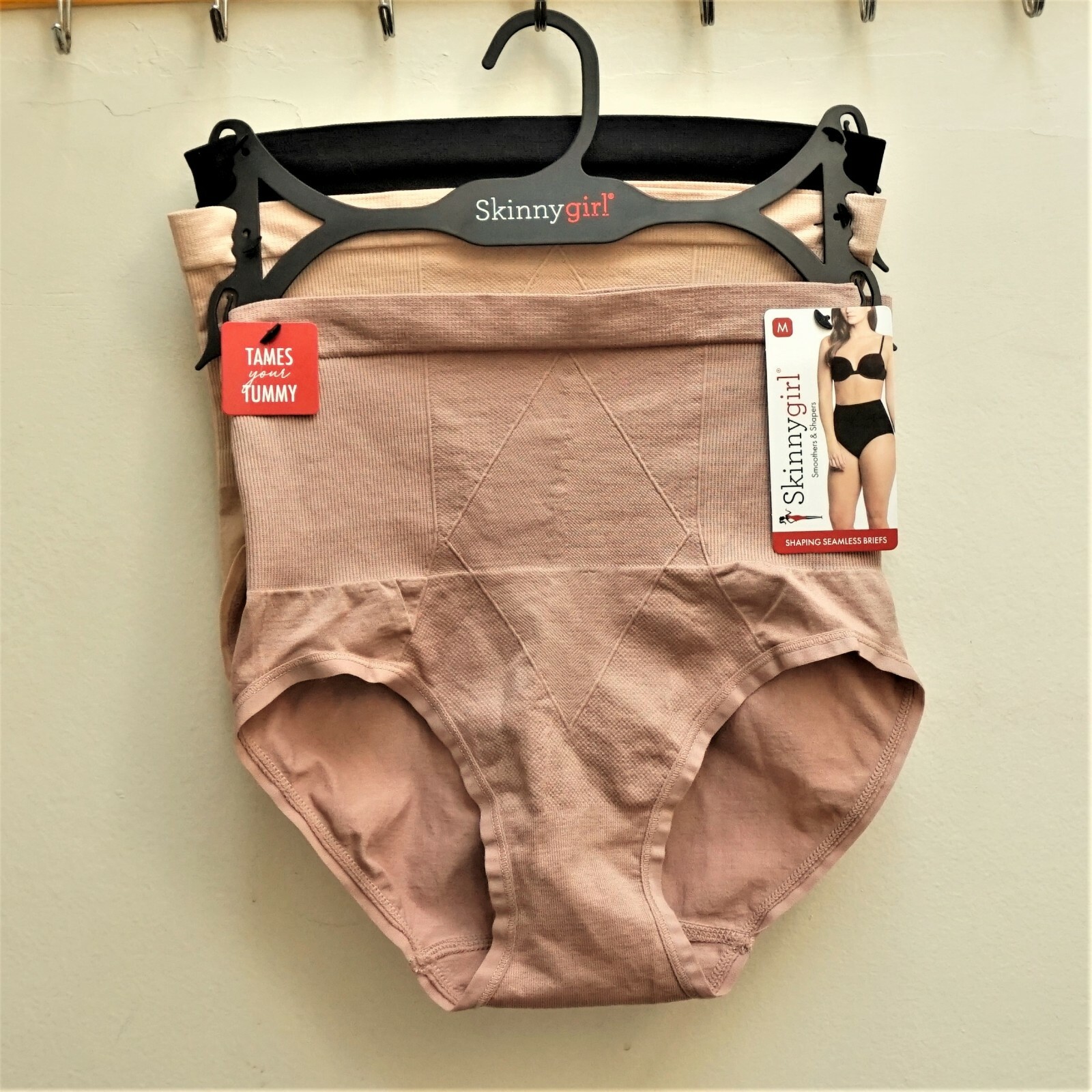SKINNYGIRL 3 PACK SEAMLESS SHAPING BRIEFS Tummy Toning Panel S M L XL 2X