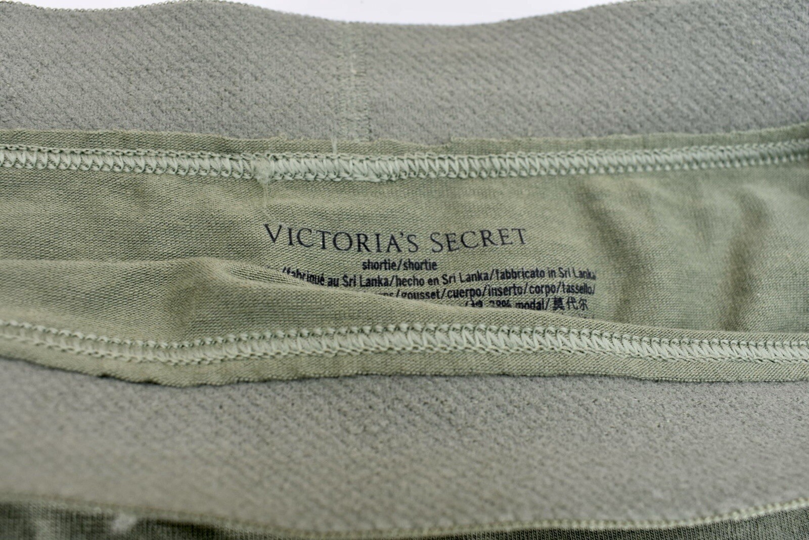 Victoria’s Secret Shortie Boyshort Panties Panty Underwear Cheeky Green-SZ: S/P