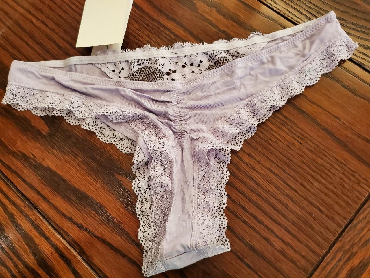 NWT HONEYDEW THONG PANTIES WILLOW LACE INSETS 28298 DREAMER S