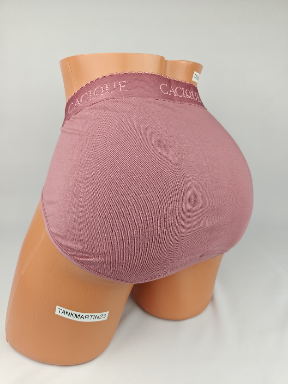 Lane Bryant Cacique Cotton Hipster Wide Band 18/20 Panty Panties Pink w/ Lace