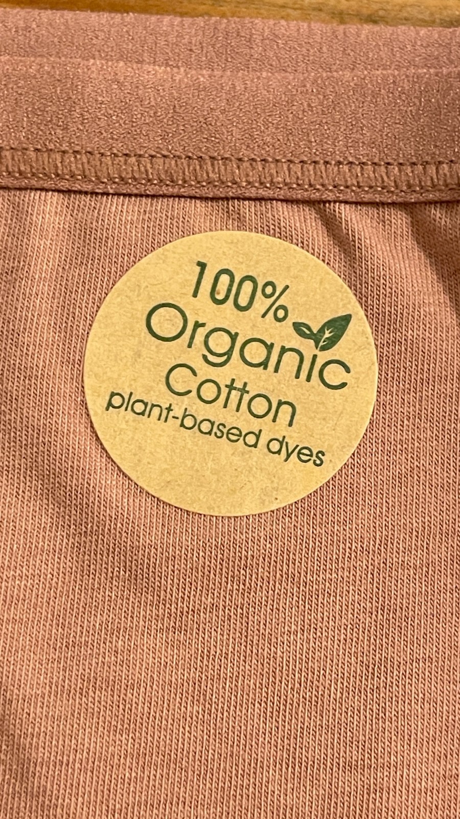 Felina Organic Cotton Stretch Hipster Pantie, NIB, Yellow, Tan