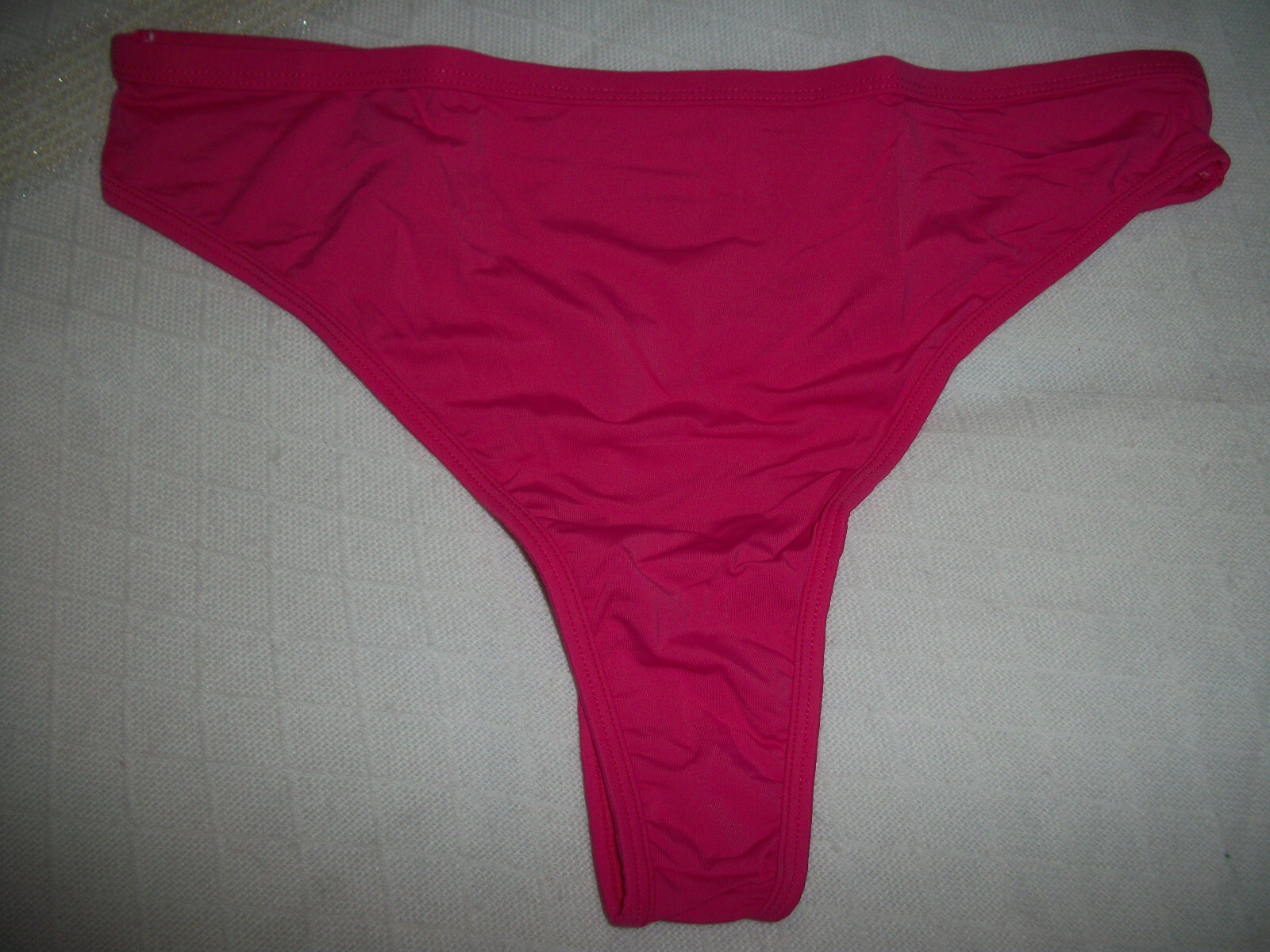 COMFORT CHOICE LADIES THONG BRIEF PANTY SIZE 8 X-LARGE RASPBERRY RED COLOR NWOT
