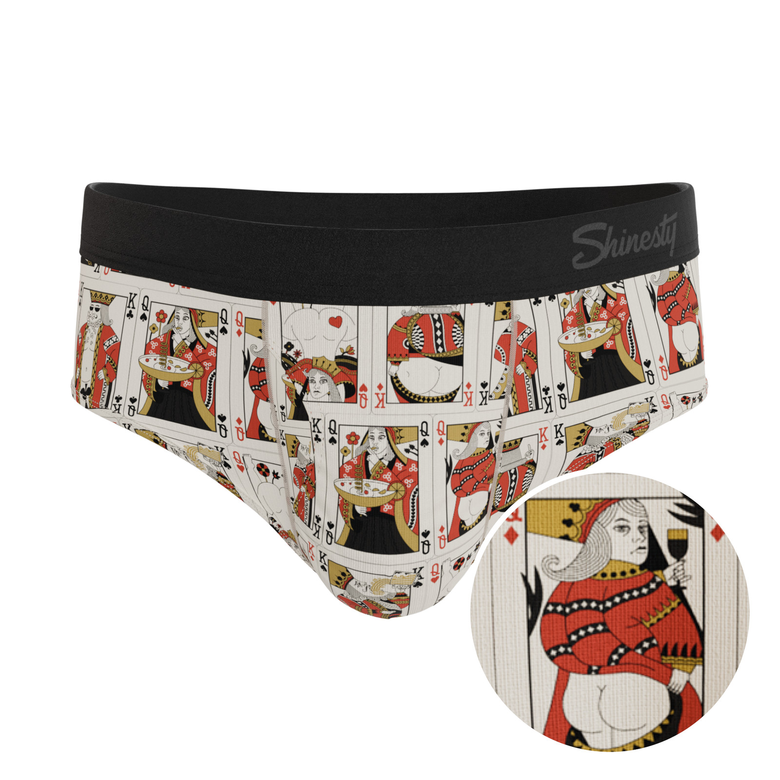 The Bottomless Blackjack | Vintage Playing Cards Ball Hammock® Pouch Underwear B