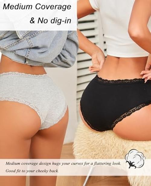 Cotton Large A 6 Pack(black*1 White*1 Orange*1 Grey*1 Beige*1 Pink*1)