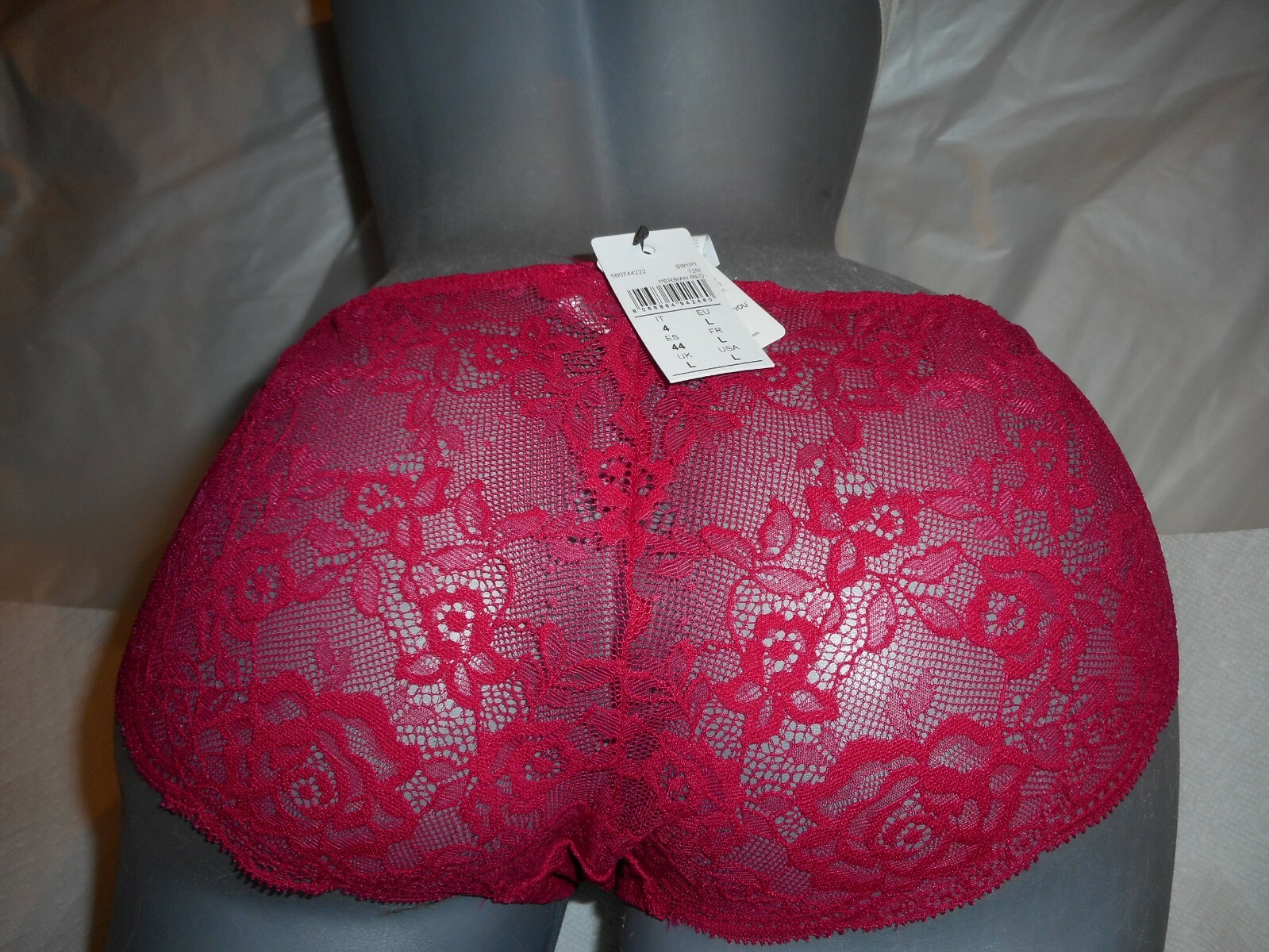 Intimissimi Italian Persian Red Brief Women’s Panty Large