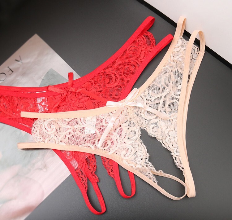 Women Sexy Thongs G-String Hot Panties Lace Bow Underwear Lingerie Underpants
