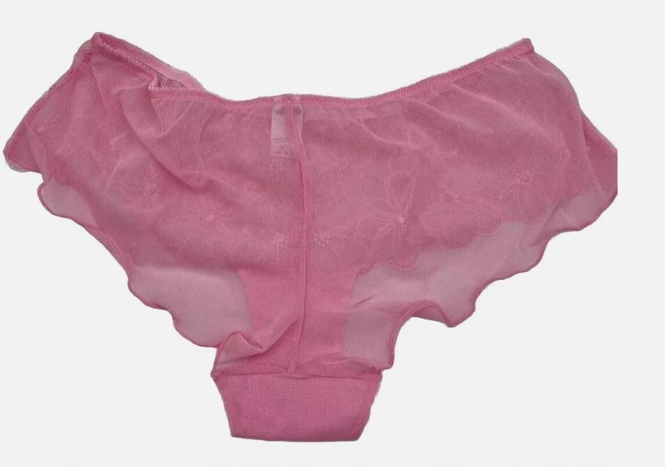 LA SENZA Pink Multi Daisy Panties Lingerie X3 BRAND NEW UK 8 & 10 De-Branded