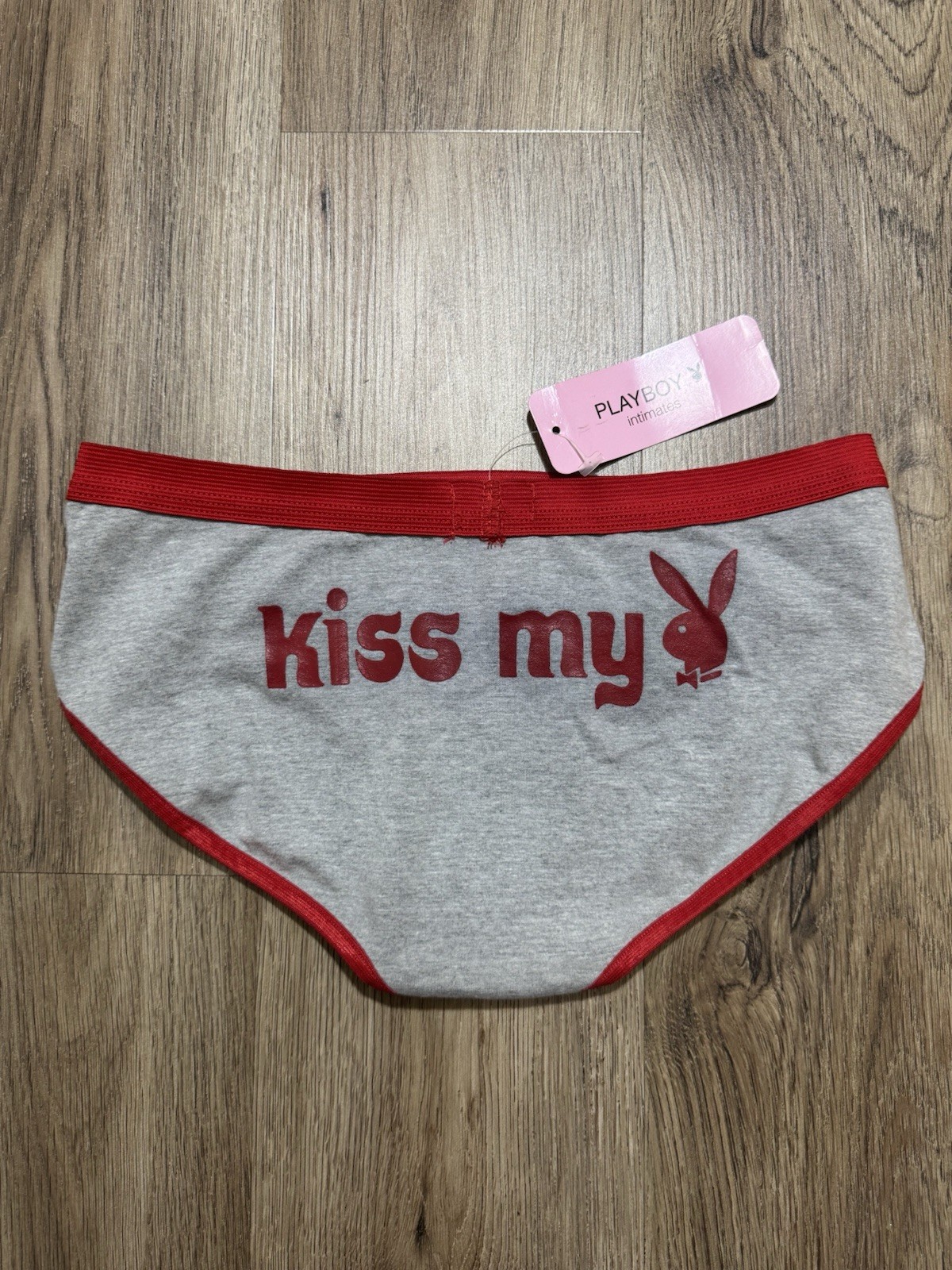 Y2K Vintage Playboy Kiss My Bunny Head Briefs Underwear Size M