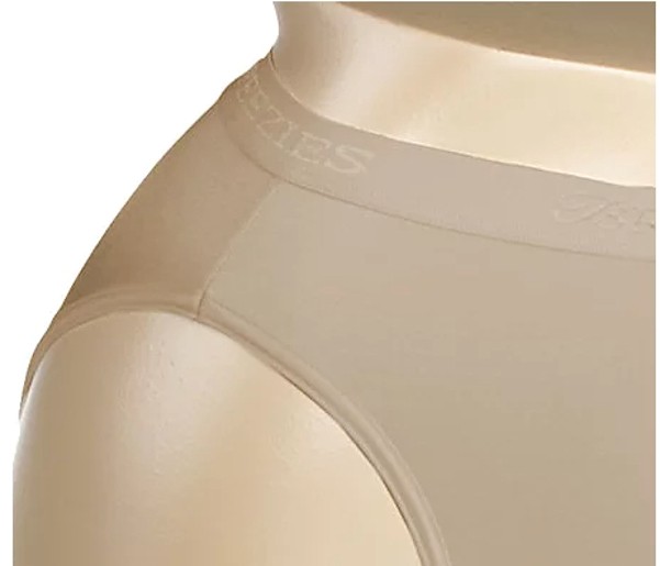 Breezies Set of 3 Nylon Lycra Fashion Hi-Cut Lace Panties UltimAir MULTI Size 6