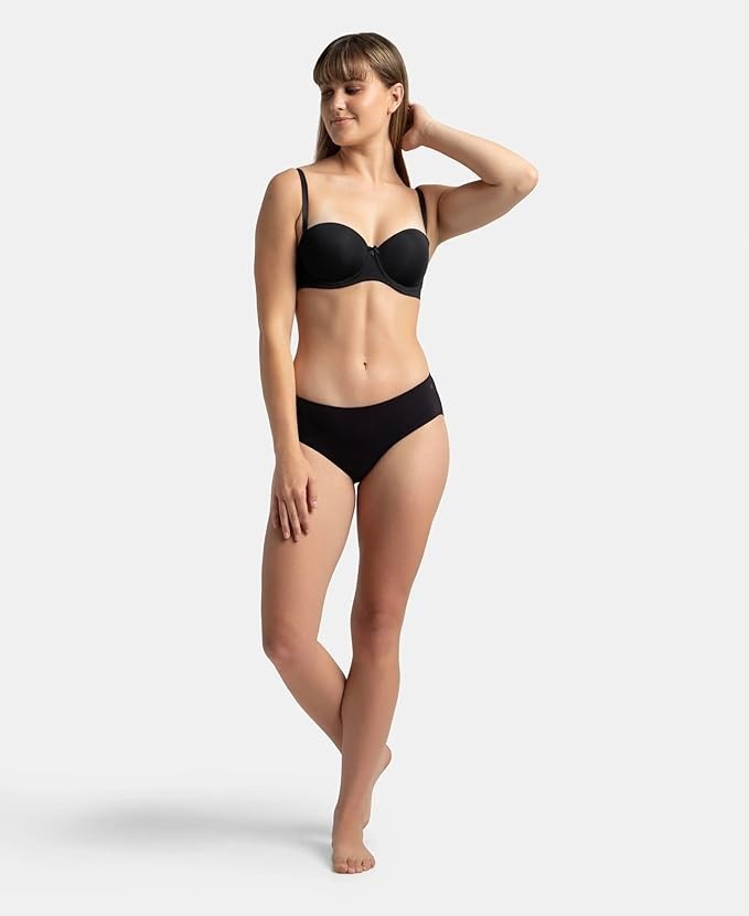 Jockey 1802 Women’s High Coverage Micro Modal Elastane Stretch Mid Waist Hipster