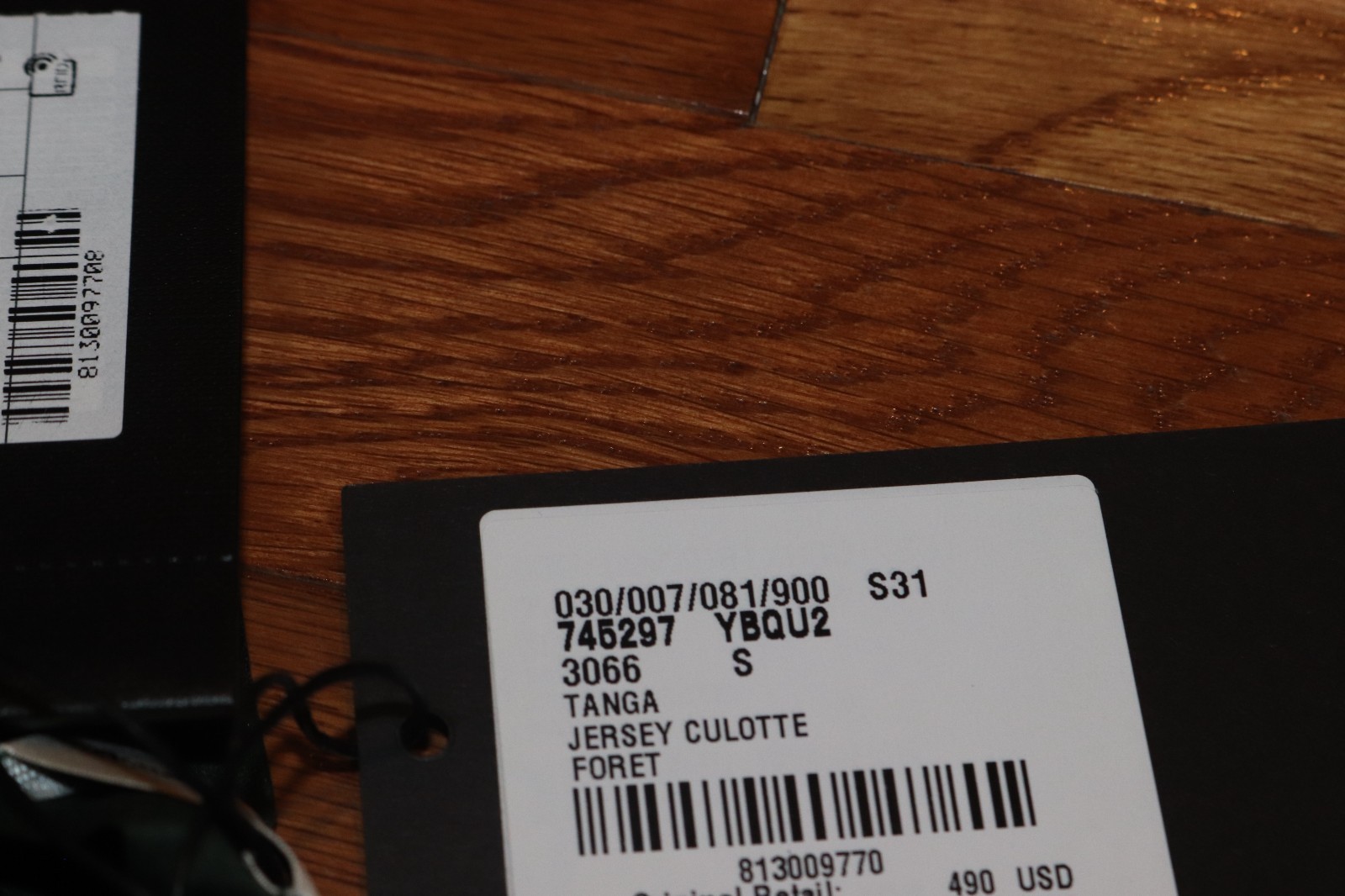 BNWT Saint Laurent Jersey Culotte Tanga Panty MSRP $490!!!