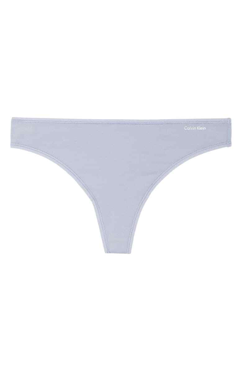 New $88 Calvin Klein Women’s Blue Soft Bottom Thong Panties Underwear Size M