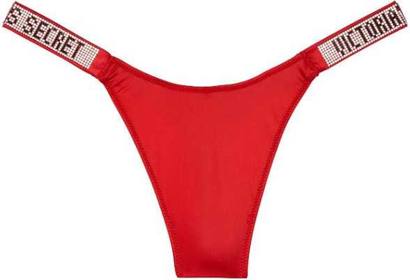 Victoria’s Secret SALE Rhinestone Shine Straps Thong XS S M L XL XXL Pantie