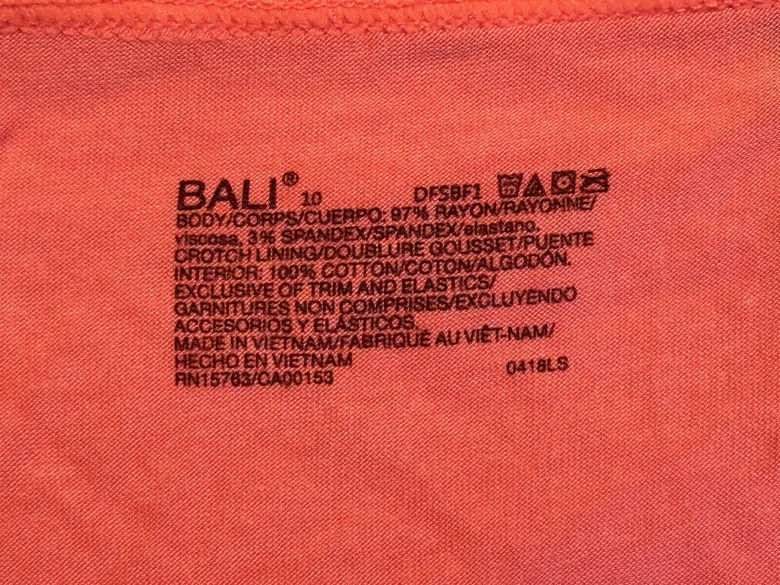 NWT 3 Pairs Bali Comfort Revolution Brief Panties Size 8 9 DFSBF1
