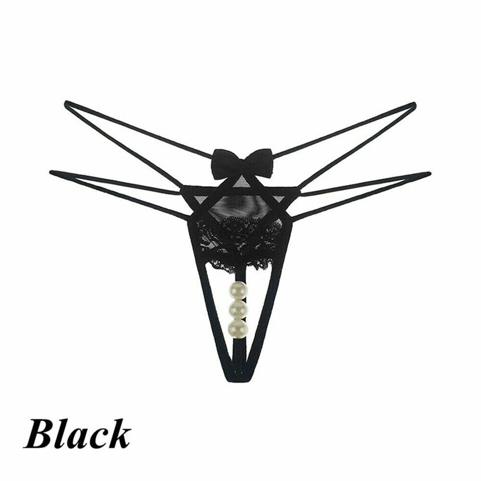 Sexy Women’s Lace Thongs G-string Panties Underwear Crotchles T-back Lingeries