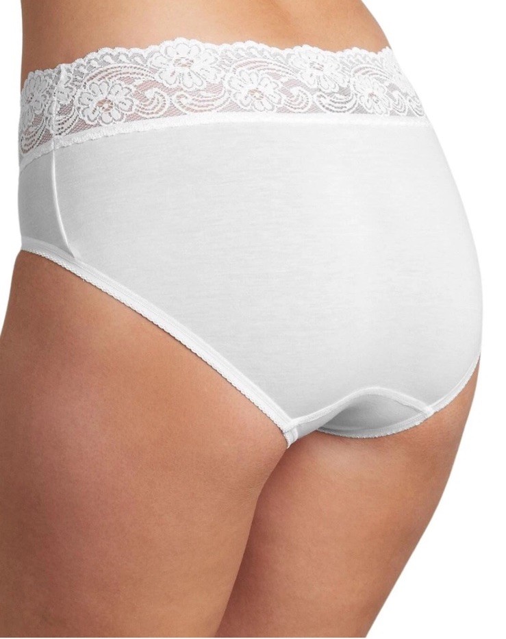 Sloggi Romance Brief Comfortable Mid Rise Elegant Lacy Knickers UK 12 NEW in box