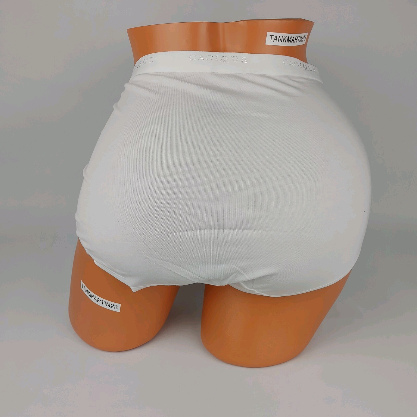 LANE BRYANT CACIQUE PLUS 14/16 COTTON FULL BRIEF PANTY SOLID WHITE, NWT C