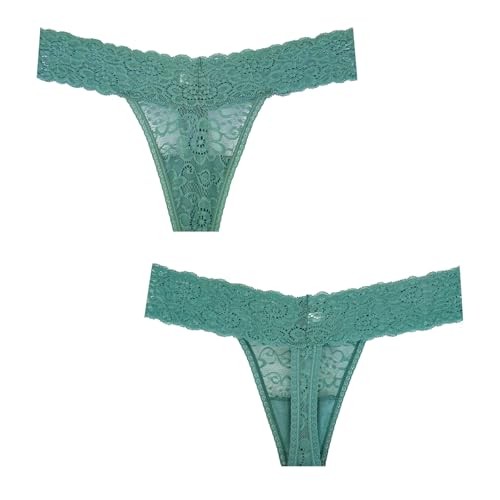 Lace Thongs For Women Plus Size Sexy Underwear T 4X-Large T-back Multicolor