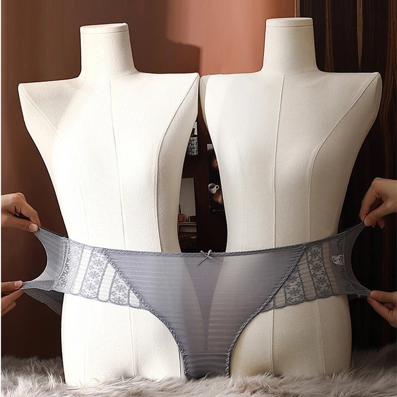 Plus Size Silk Satin Silky Women Briefs Knickers Sexy Underwear Lace Panties UK