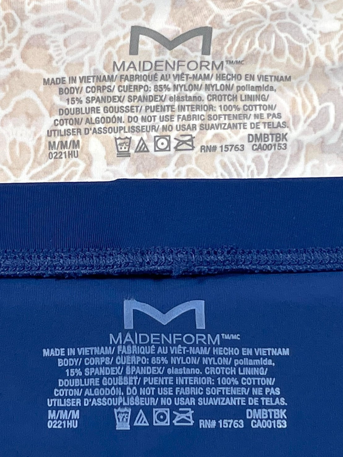 NWT Maidenform Women’s M Barely There® Invisible Look Bikini 2-Pack, DMBTBK