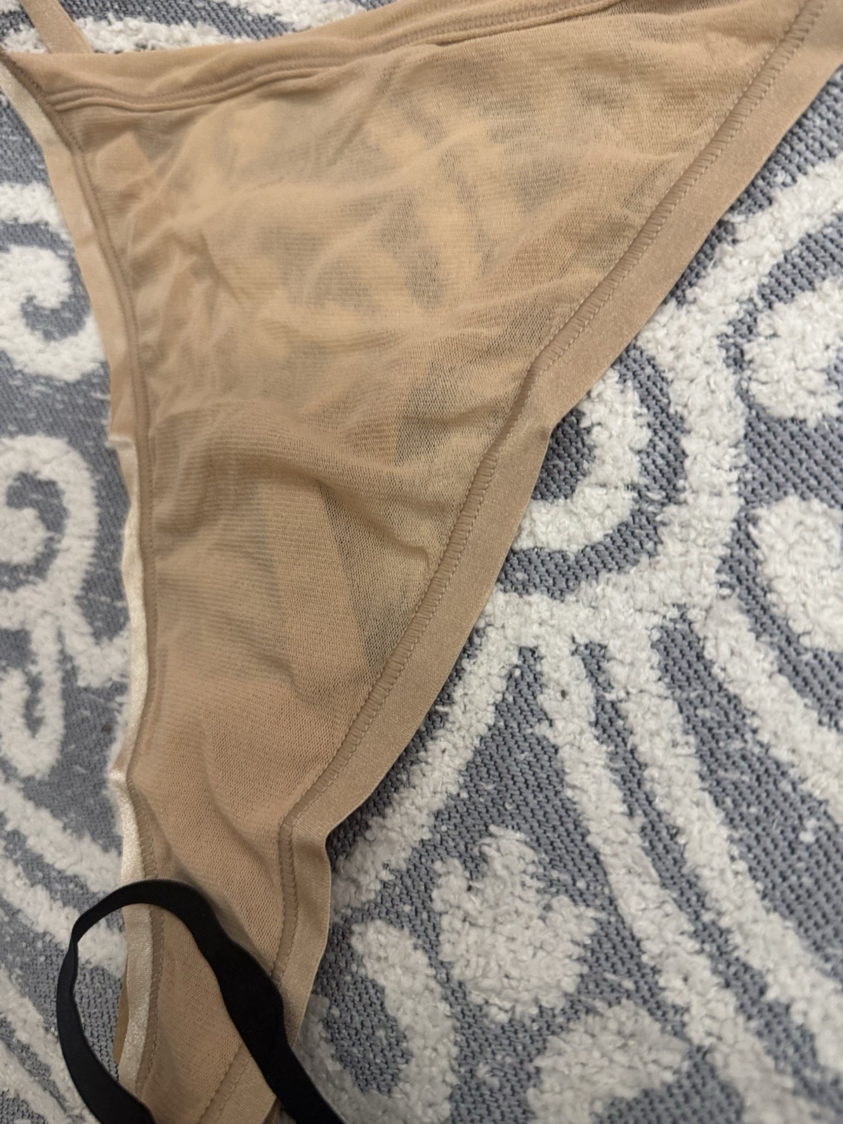 Skims Size 3x Thongs Bundle Summer Mesh Mid-Rise Thong Panty Clay & Onyx