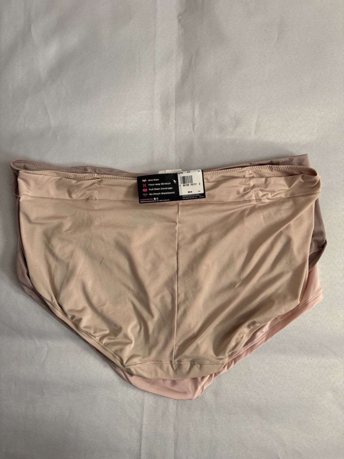 NEW Maidenform Everyday Luxe Bikini Panties 2XLarge Multi-Color DM3TBK 3 Pair