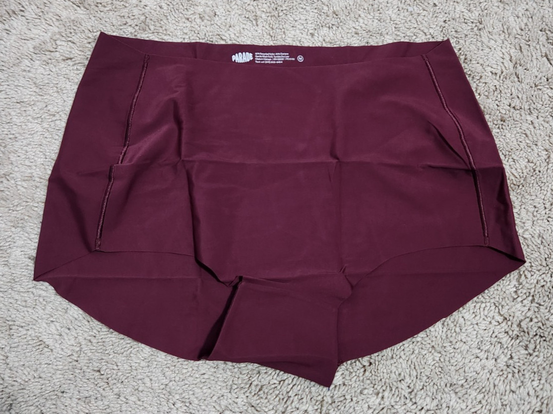 Parade Womens M Universal Boyshort Underwear Panty Windsor Wine 11040