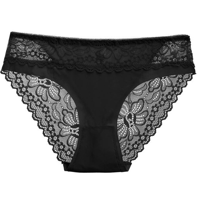 5PCS/LOT Sexy Womens Panties Brief Low Waist Lace Bikinis Underwear Lingerie Set