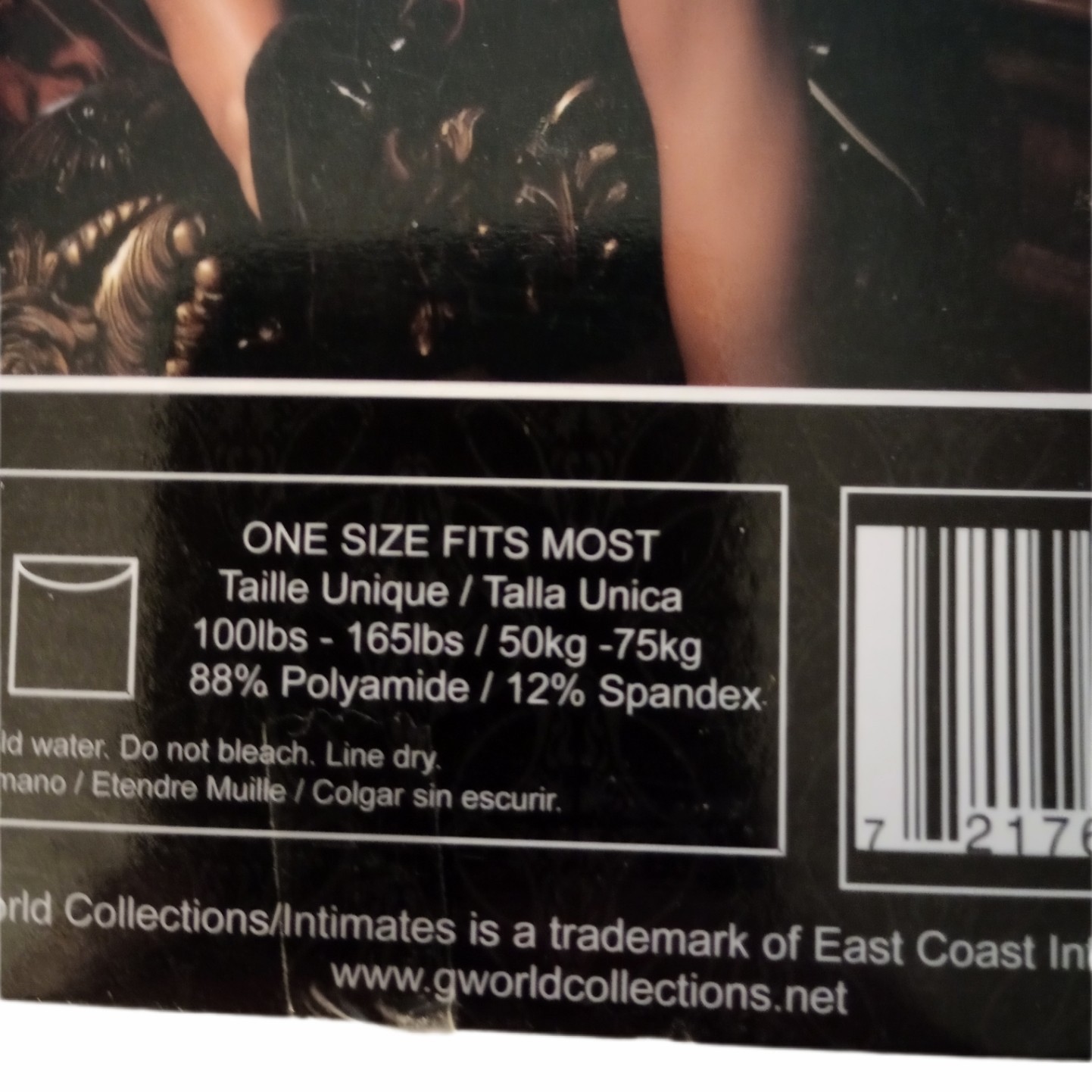 NEW Women’s Lingerie Royal Sapphire 3pc Boyshort Set + Fence Net Pantyhose OS