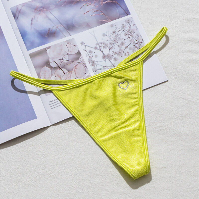 6 Packs Lot Womens Sexy String Bikini Panties Thong High Leg Underwear Lingeries