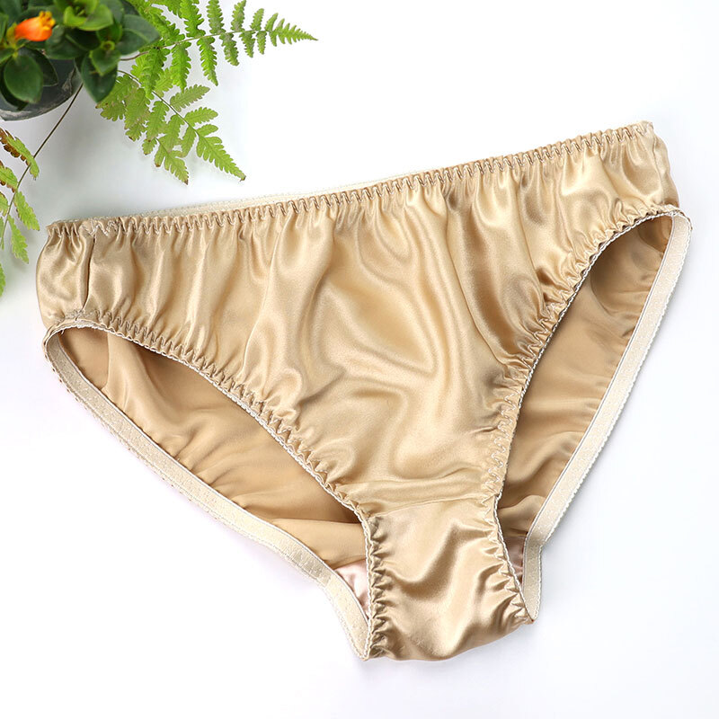 High Waisted Silk Panties Underwear Mulberry Women’s Breathable Knicker Briefs