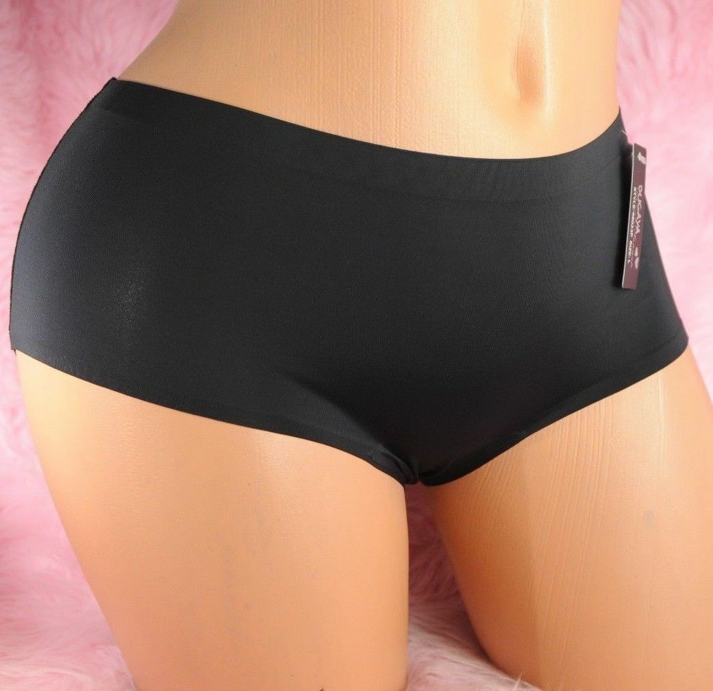 Smooth Perfectly SEAMLESS Nylon 4 Colors Sissy Low Rise Panties L XL