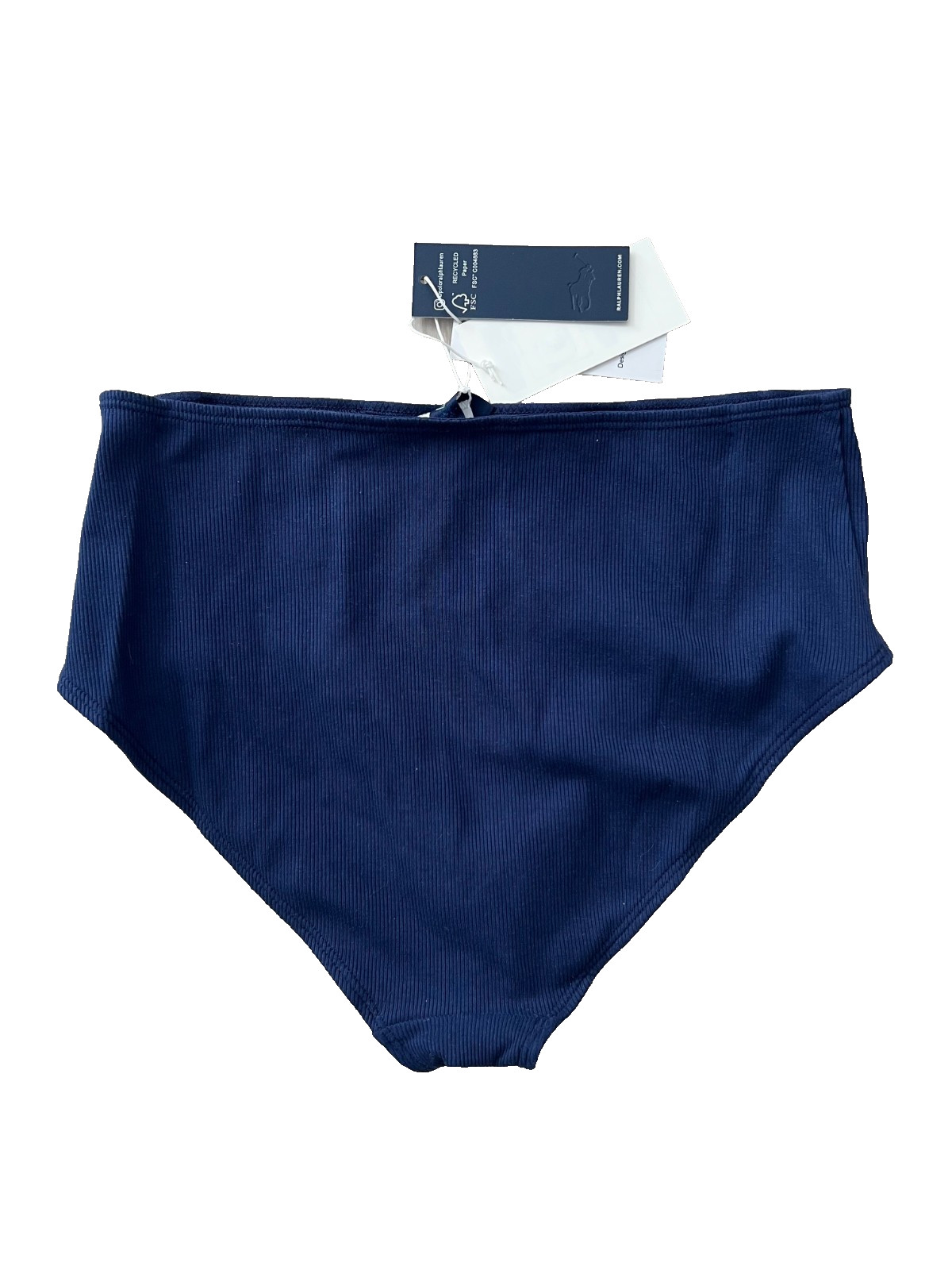 Polo Ralph Lauren Modern Rib High Waist Underwear Panty Navy ( XXL )