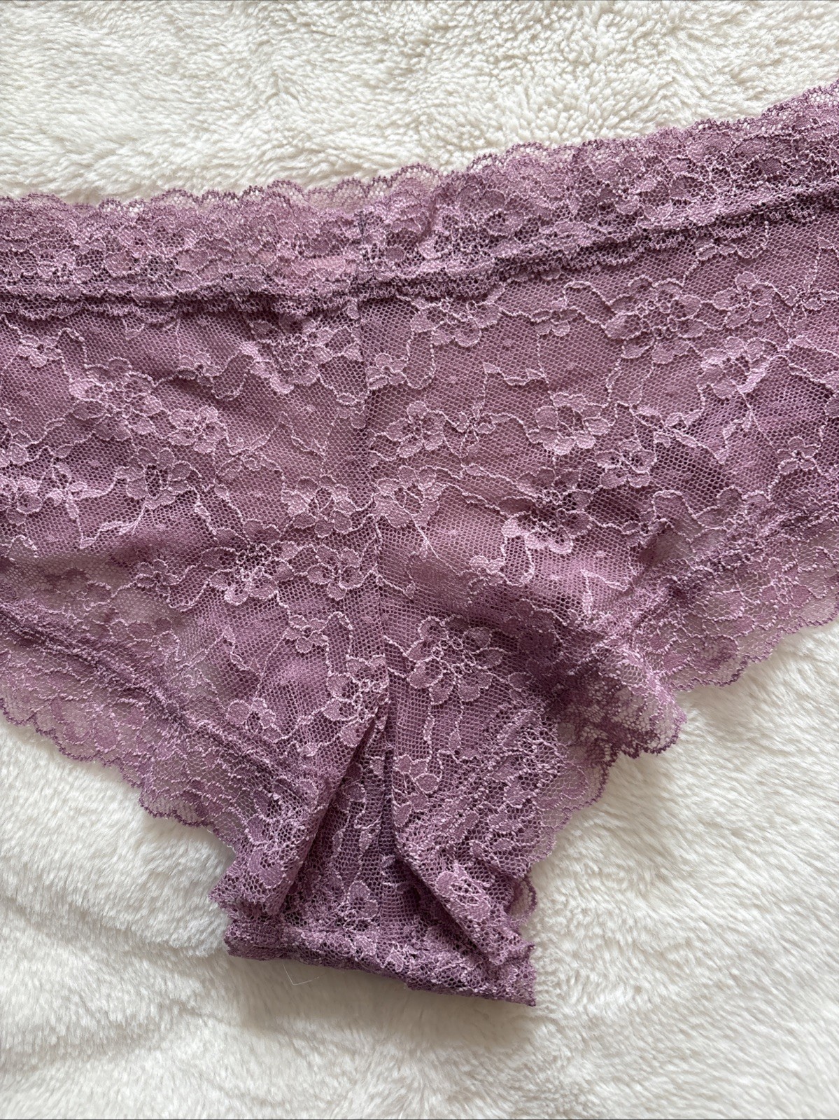 Victoria’s Secret Panties Cheeky Panty The Lacie Lilac Purple Posey Lace Medium