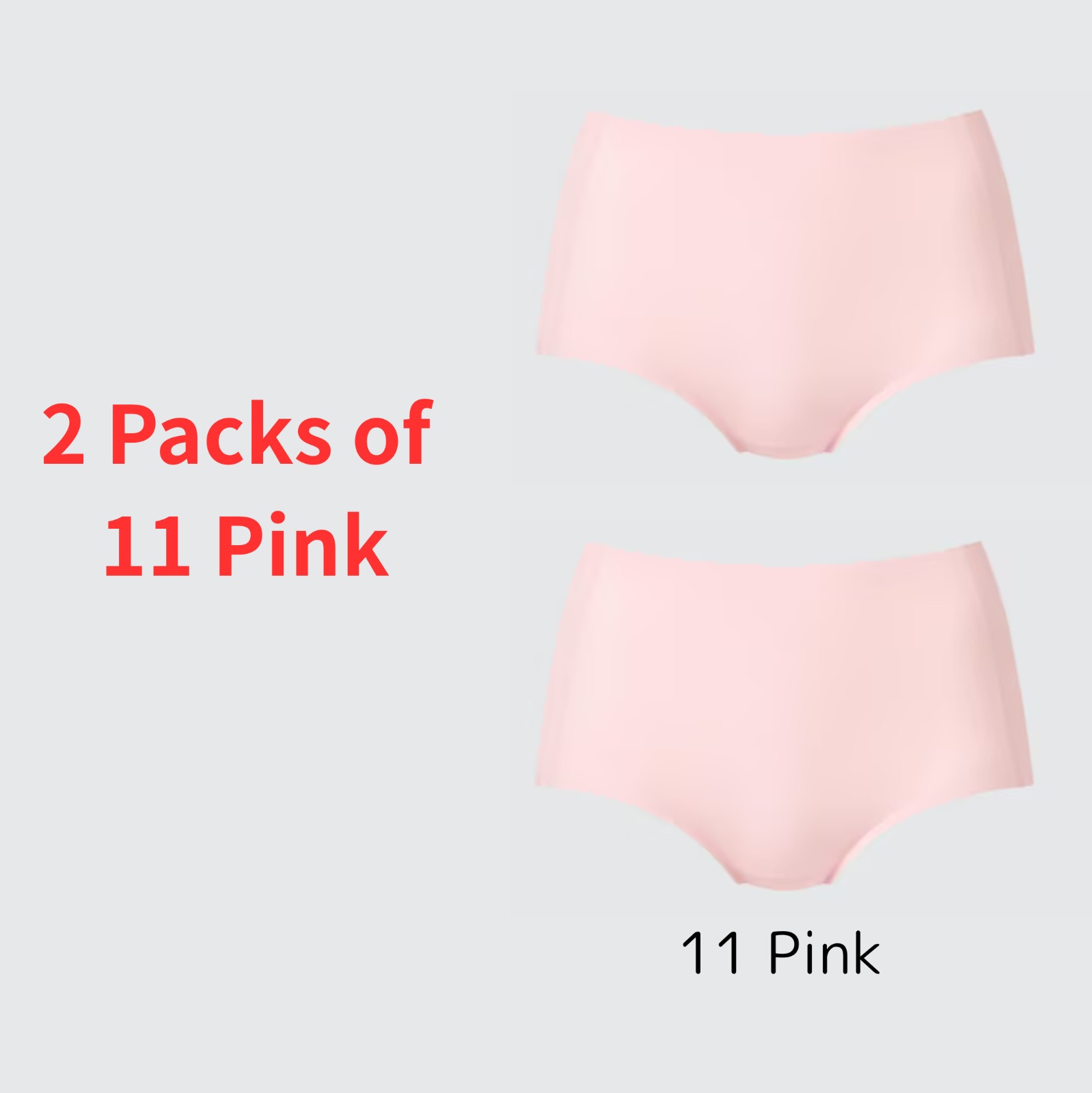 UNIQLO AIRism Seamless Panty Just-Waist 14Color 2-pack Val Vol Disc S-3XL Japan