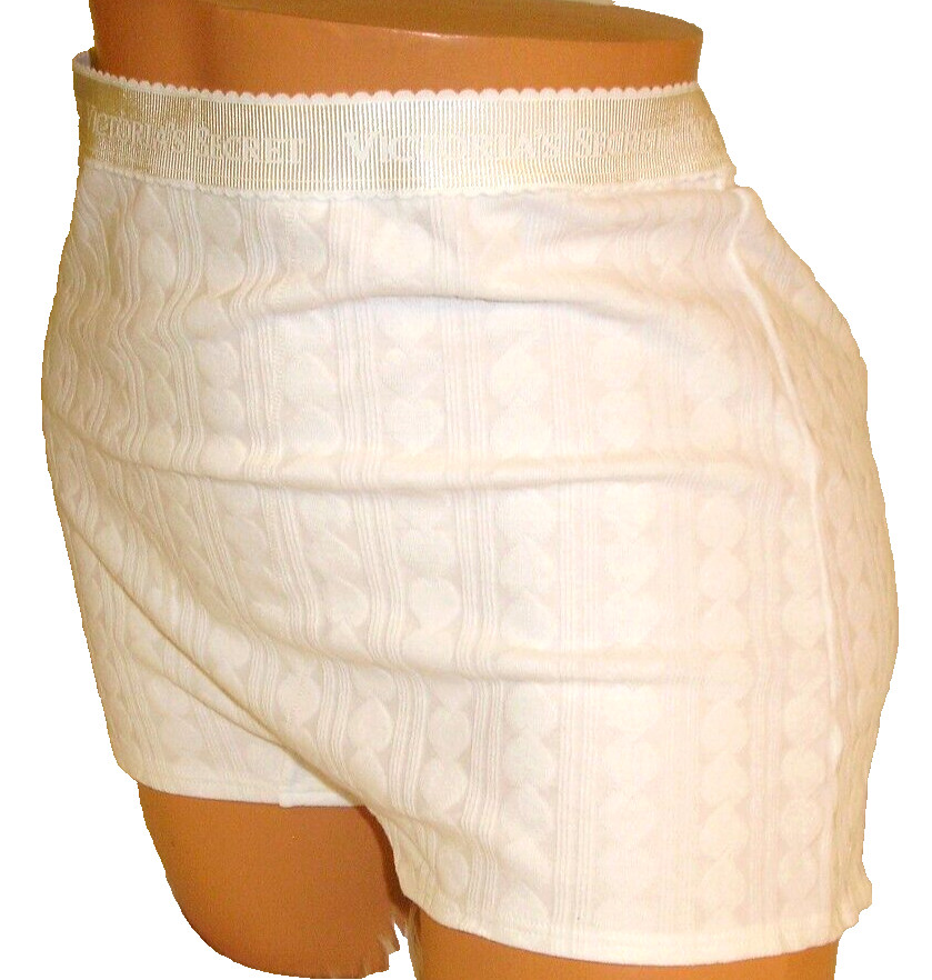 Victoria’s Secret White High Waist Boy Shorts Panties Lingerie, XL Adult Gift