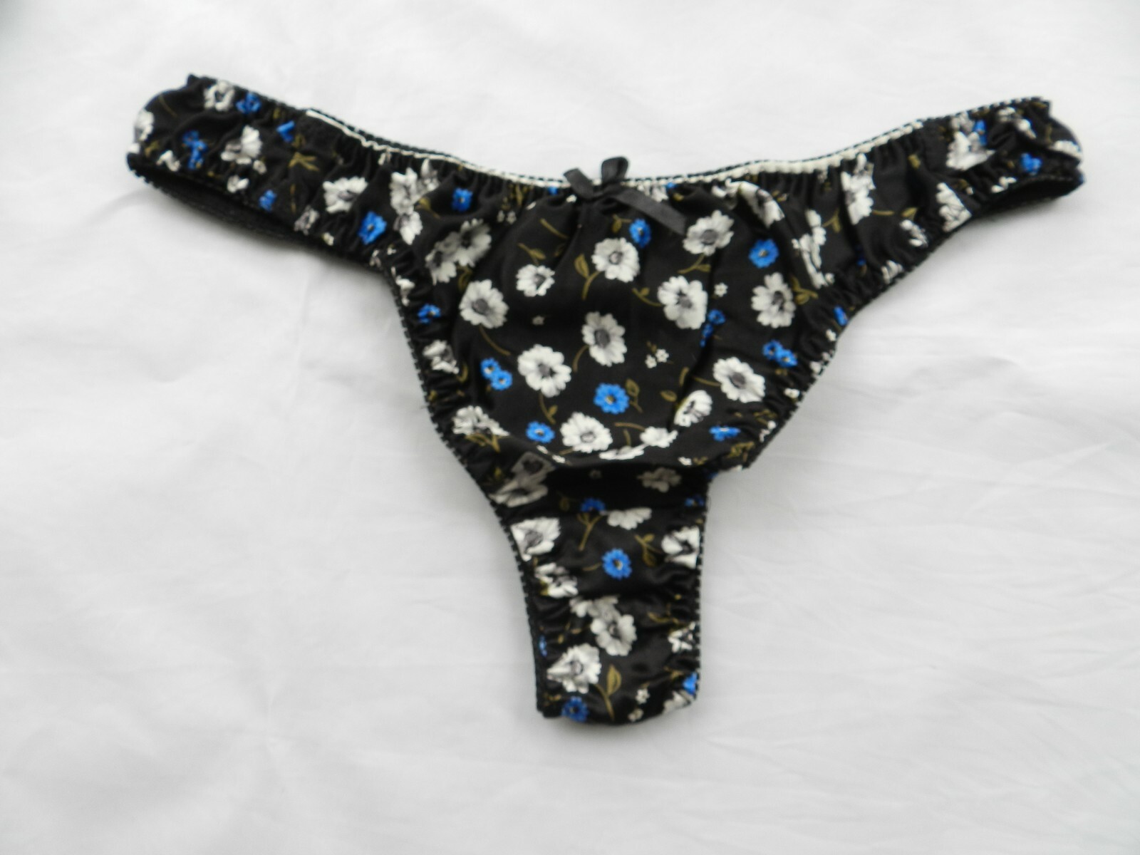 100% Silk Pattern 6 Pieces Women’s String Thong Panties Size S M L XL 2XL 3XL