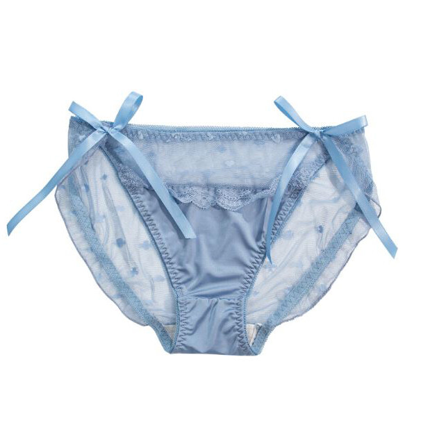 5 Packs Lot Sexy Womens Ladies Satin Panties Lace Sheer Briefs French Underwear