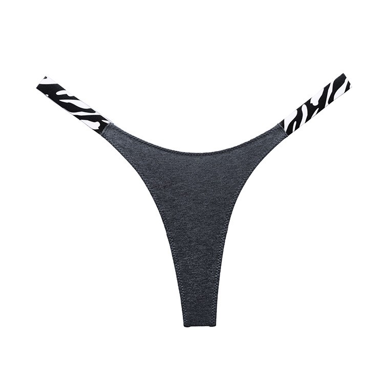 Pack Of 3 Sexy Womens Cotton Panties Thongs Briefs Low Rise Underwear Lingeries