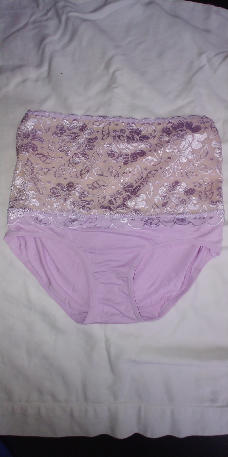 1 Pcs Women’s Sexy Hot Lace High Waist Tummy Control Briefs Panties – Large