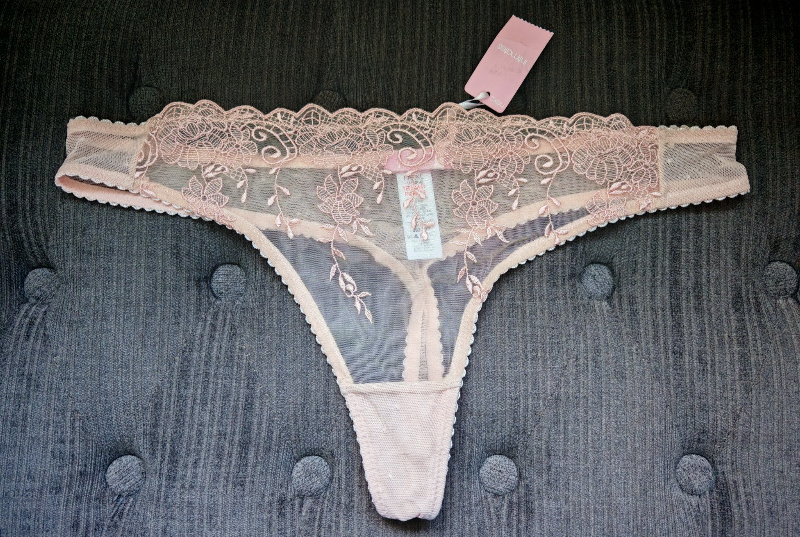 Next Intimates Nude Thong Size 14
