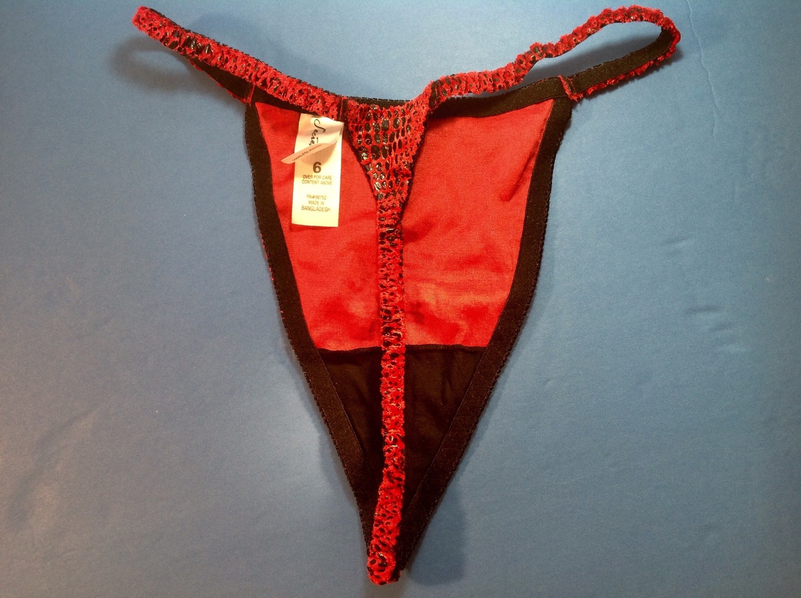 Women PantiesThongs SecretTreasures Size6 SnakeSkinVelvet VariousColors Optional