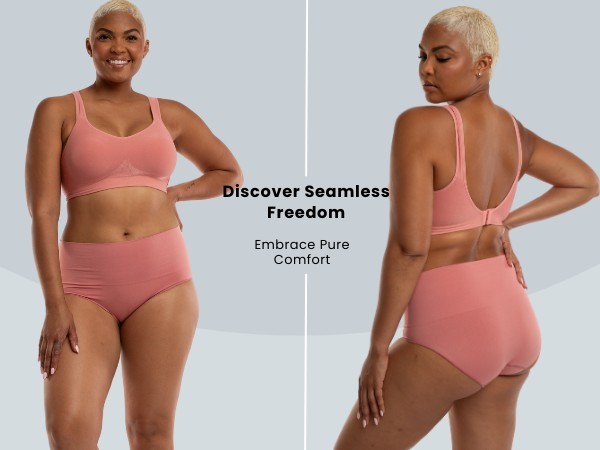 UNDEROUTFIT Smoothing at Waste Brief Dusty Rose Style #308 2XL NWOT Sold Out!