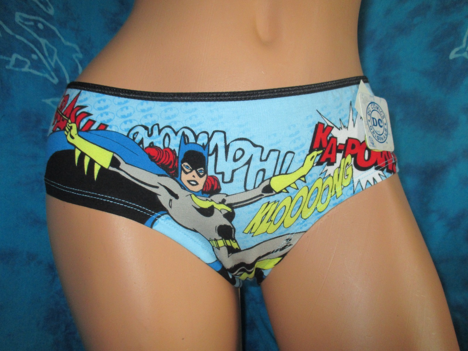 nwt Batgirl Sexy Super Hero DC Comics Pop Art Batman Boyshorts Hipster Panties S