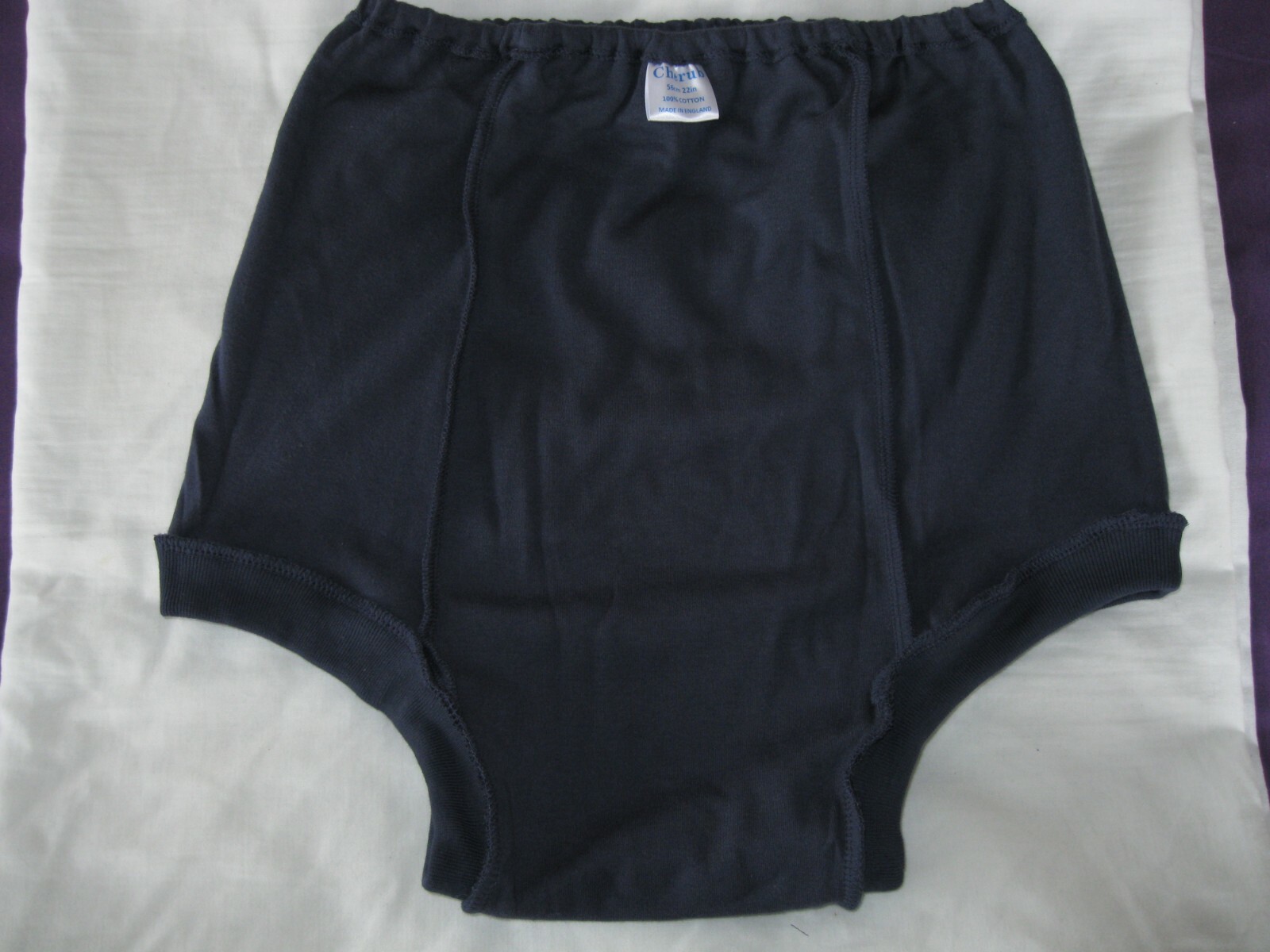 12 Pairs Girls REPLICA CHERUB Navy School Knickers – Size 22 (W33-36″) 09/11